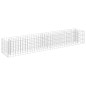 vidaXL Arriate de gaviones de acero 180x30x30 cm