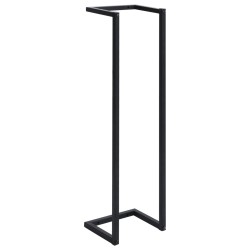 vidaXL Toallero de hierro negro 25x20x95 cm