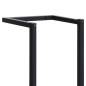 vidaXL Toallero de hierro negro 25x20x95 cm vidaXL Toallero de hierro negro 25x20x95 cm