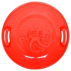 vidaXL Trineo redondo PP rojo 66,5 cm