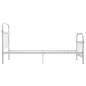 vidaXL Estructura de cama de metal blanco 90x200 cm vidaXL Estructura de cama de metal blanco 90x200 cm