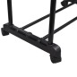 vidaXL Perchero ajustable para ropa 4 ruedas 2 barras vidaXL Perchero ajustable para ropa 4 ruedas 2 barras
