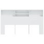 vidaXL Mueble cabecero blanco 180x19x103,5 cm vidaXL Mueble cabecero blanco 180x19x103,5 cm