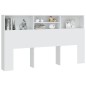 vidaXL Mueble cabecero blanco 180x19x103,5 cm vidaXL Mueble cabecero blanco 180x19x103,5 cm