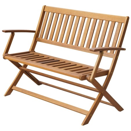 vidaXL Banco de jardín 120 cm madera de acacia maciza