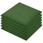vidaXL Losetas de goma protección de caídas 6 unidades verde 50x50x3cm vidaXL Losetas de goma protección de caídas 6 unidades verde 50x50x3cm