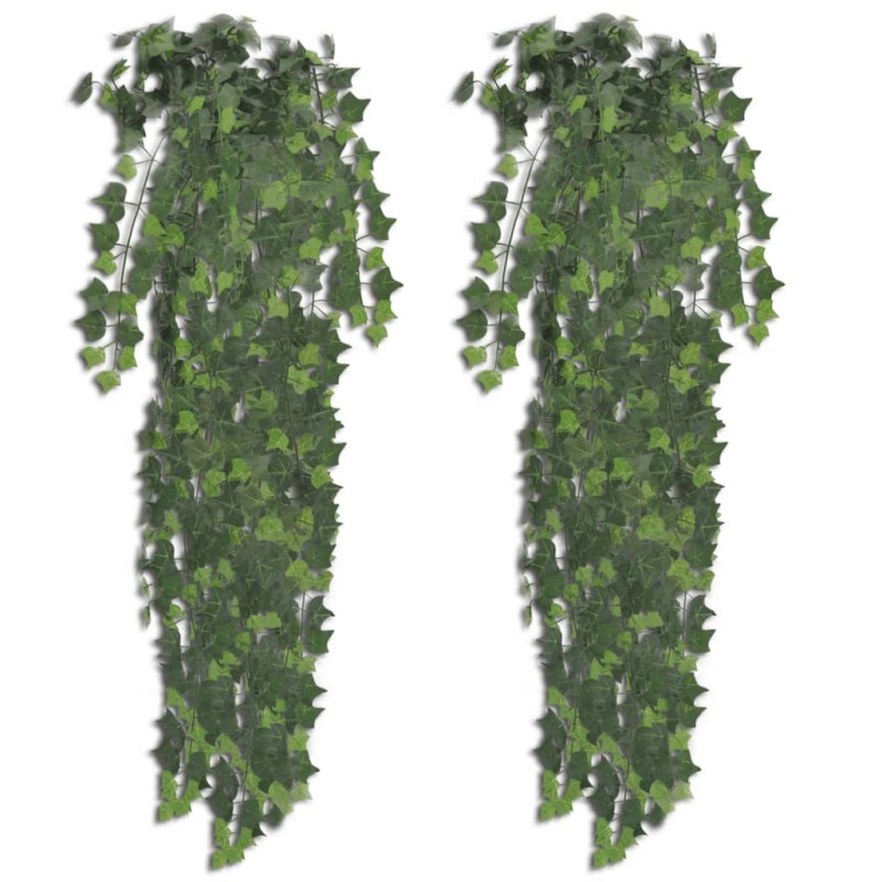 vidaXL Planta artificial hiedra 2 unidades 90 cm vidaXL Planta artificial hiedra 2 unidades 90 cm