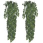 vidaXL Planta artificial hiedra 2 unidades 90 cm vidaXL Planta artificial hiedra 2 unidades 90 cm