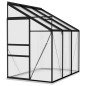 vidaXL Invernadero de aluminio gris antracita 3,97 m³ vidaXL Invernadero de aluminio gris antracita 3,97 m³