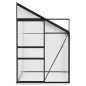 vidaXL Invernadero de aluminio gris antracita 3,97 m³ vidaXL Invernadero de aluminio gris antracita 3,97 m³