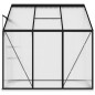 vidaXL Invernadero de aluminio gris antracita 3,97 m³ vidaXL Invernadero de aluminio gris antracita 3,97 m³
