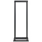 vidaXL Leñero con base acero negro 37x37x113 cm vidaXL Leñero con base acero negro 37x37x113 cm
