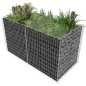 vidaXL Arriate de acero de gaviones plateado 180x90x100 cm vidaXL Arriate de acero de gaviones plateado 180x90x100 cm