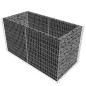 vidaXL Arriate de acero de gaviones plateado 180x90x100 cm vidaXL Arriate de acero de gaviones plateado 180x90x100 cm