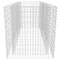 vidaXL Arriate de acero de gaviones plateado 180x90x100 cm vidaXL Arriate de acero de gaviones plateado 180x90x100 cm