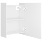 vidaXL Armario con espejo de baño madera contrachapada 62,5x20,5x64 cm vidaXL Armario con espejo de baño madera contrachapada 62,5x20,5x64 cm