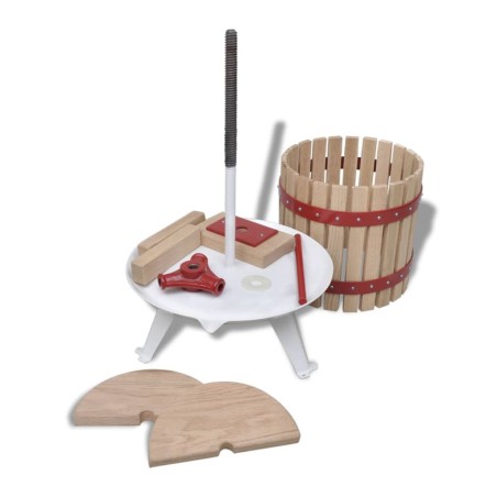 vidaXL Prensa de vino y fruta 6 L