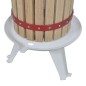 vidaXL Prensa de vino y fruta 6 L