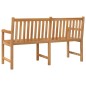 vidaXL Banco de jardín de madera maciza de teca 150 cm vidaXL Banco de jardín de madera maciza de teca 150 cm