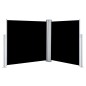 vidaXL Toldo lateral retráctil negro 117x600 cm vidaXL Toldo lateral retráctil negro 117x600 cm