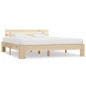 vidaXL Estructura de cama de madera maciza de pino 160x200 cm