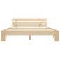 vidaXL Estructura de cama de madera maciza de pino 160x200 cm