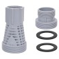 vidaXL Conectores de manguera de piscina 2 piezas plástico vidaXL Conectores de manguera de piscina 2 piezas plástico