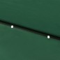vidaXL Sombrilla con LED y poste de acero verde 2x3 m