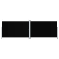 vidaXL Toldo lateral retráctil negro 200x600 cm