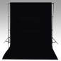 vidaXL Telón de fondo para fotografía algodón negro 600x300 cm vidaXL Telón de fondo para fotografía algodón negro 600x300 cm