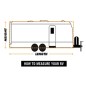 vidaXL Funda para caravana gris S vidaXL Funda para caravana gris S