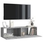 vidaXL Mueble pared TV madera contrachapada gris Sonoma 120x30x30 cm vidaXL Mueble pared TV madera contrachapada gris Sonoma 120x30x30 cm