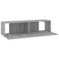 vidaXL Mueble pared TV madera contrachapada gris Sonoma 120x30x30 cm vidaXL Mueble pared TV madera contrachapada gris Sonoma 120x30x30 cm