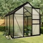 vidaXL Invernadero con estructura base aluminio gris antracita 3,61 m² vidaXL Invernadero con estructura base aluminio gris antracita 3,61 m²
