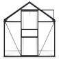 vidaXL Invernadero con estructura base aluminio gris antracita 3,61 m² vidaXL Invernadero con estructura base aluminio gris antracita 3,61 m²