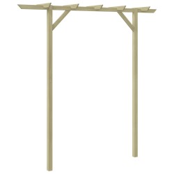 vidaXL Pérgola de jardín de madera 200x40x205 cm 