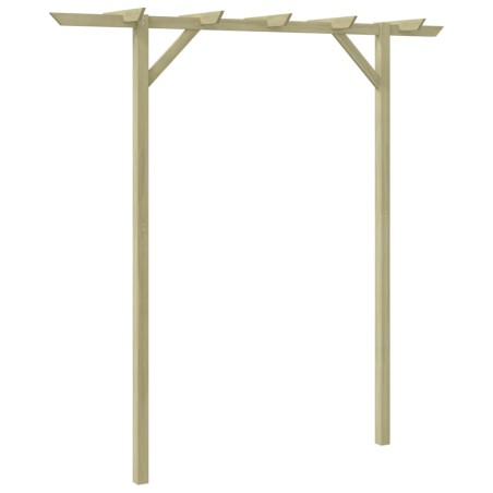 vidaXL Pérgola de jardín de madera 200x40x205 cm 