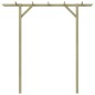 vidaXL Pérgola de jardín de madera 200x40x205 cm vidaXL Pérgola de jardín de madera 200x40x205 cm