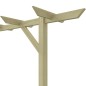 vidaXL Pérgola de jardín de madera 200x40x205 cm vidaXL Pérgola de jardín de madera 200x40x205 cm
