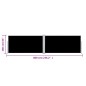 vidaXL Toldo lateral retráctil negro 160x600 cm vidaXL Toldo lateral retráctil negro 160x600 cm