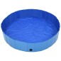 vidaXL Piscina para perros plegable PVC azul 160x30 cm vidaXL Piscina para perros plegable PVC azul 160x30 cm