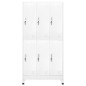 vidaXL Taquilla con 6 compartimentos acero 90x45x180 cm vidaXL Taquilla con 6 compartimentos acero 90x45x180 cm