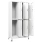 vidaXL Taquilla con 6 compartimentos acero 90x45x180 cm vidaXL Taquilla con 6 compartimentos acero 90x45x180 cm