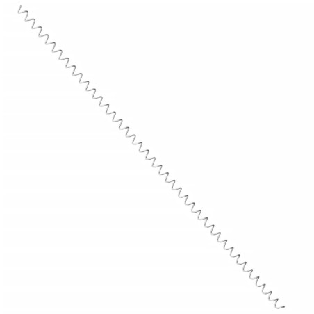 vidaXL Espirales de gaviones 24 unidades acero galvanizado 100 cm