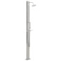 vidaXL Ducha de exterior de acero inoxidable recta
