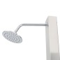 vidaXL Ducha de exterior de acero inoxidable recta