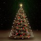 vidaXL Red de luces de árbol de Navidad con 180 LEDs 180 cm vidaXL Red de luces de árbol de Navidad con 180 LEDs 180 cm