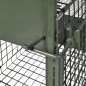 vidaXL Trampa para animales vivos 2 puertas