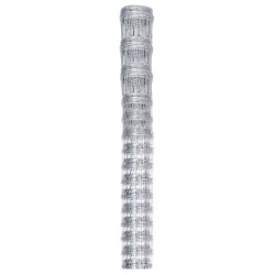 vidaXL Valla de jardín de acero galvanizado plateado 50x1,6 m