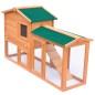 vidaXL Casa de animales grande jaula conejera de madera vidaXL Casa de animales grande jaula conejera de madera